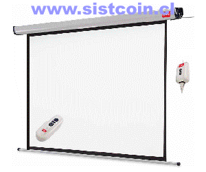 Telon Electrico Dinon 1,80 x 1,80 Metros con control remoto inalambrico